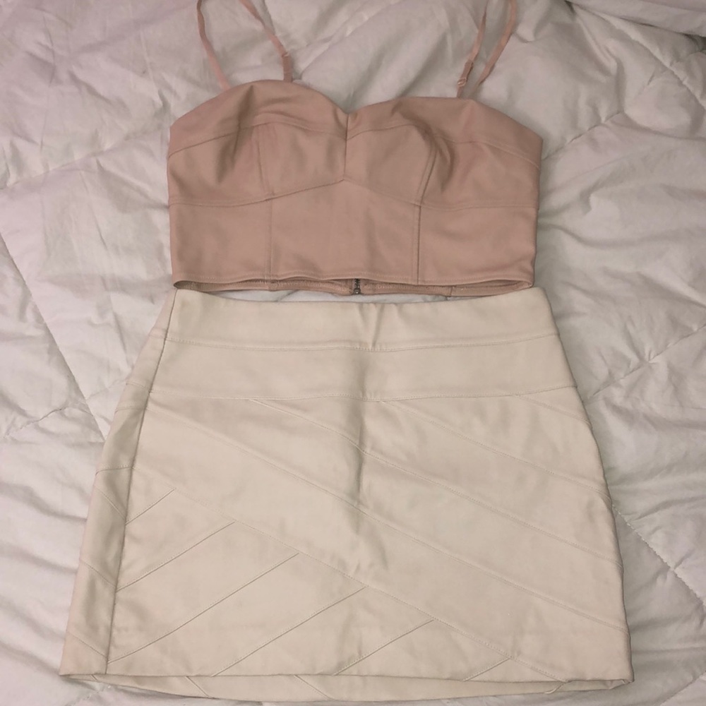 Express Leather Skirt Set!